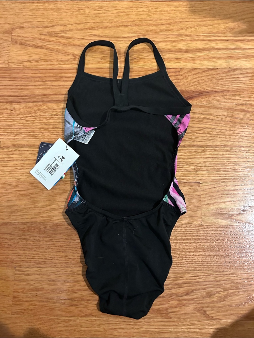 NEW Arena Challenge Back One Piece Swimsuit Size 24 - Picture 4 of 4